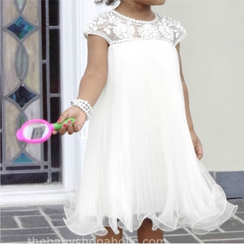 Marchesa/Neiman Marcus/Target cream beaded collar Dress